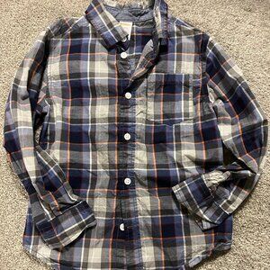 Gymboree long sleeve button down tee 5T